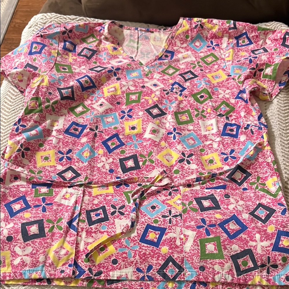 Tafford Pink and Blue Short Sleeve Tee